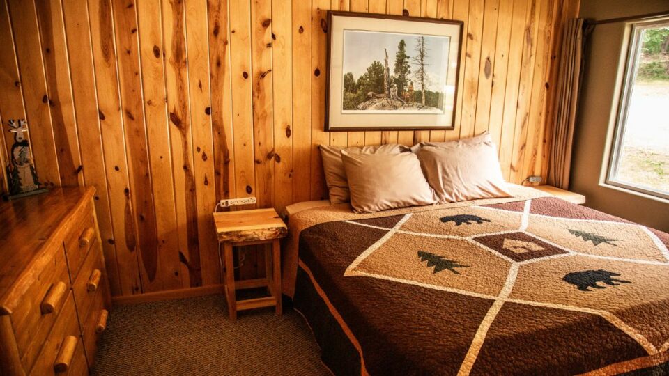 Cabin Rental 10 Interior King Sized Bed