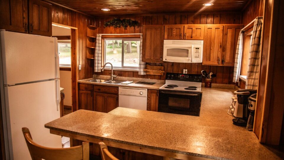 Cabin Rental 10 Interior Kitchen and Countertop