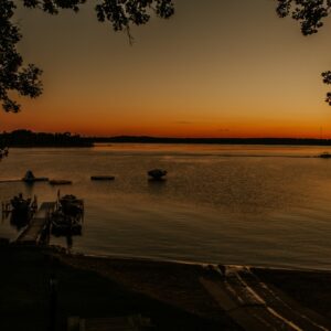 Sunset on Big Turtle Lake