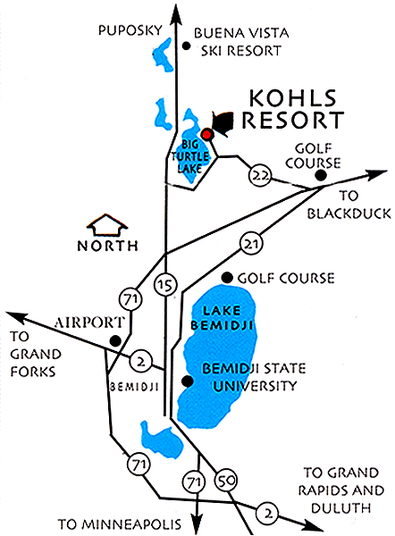 Kohls Resort Map