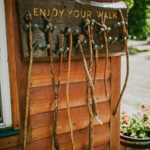 Walking and Hiking Sticks for Trails.
