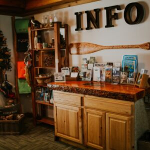 Info Office inside Kohls Resort Lodge
